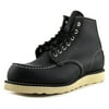 Red Wing Shoes Heritage Men  Round Toe Leather Black Work Boot