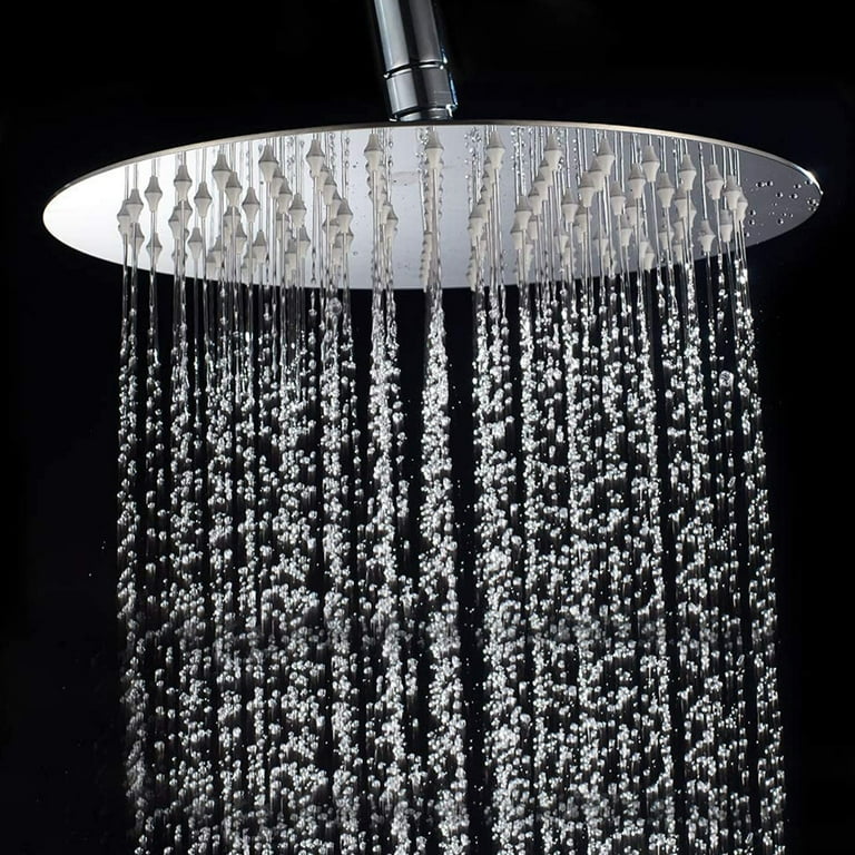 overhead rainfall shower head