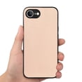 thumbnail image 4 of Designed for iPhone 16e Folding Case, Carbon Fiber Texture + TPU, Shockproof Lightweight Slim Drop Protection Cover for iPhone 16e, Khaki, 4 of 11