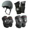 Triple 8 Gotham Dual Certified Rubber Bike Skateboard Helmet w/ Protective Pads