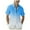 Light Blue, variant on WREESH Men's Beach Button Down Shirts Short Sleeve Turndown Collar Breathable Shirts with Pockets Orange