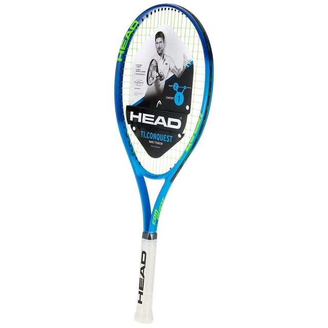 Raqueta de tenis HEAD Ti. Conquest Pre-Strung, 27 pulgadas, azul