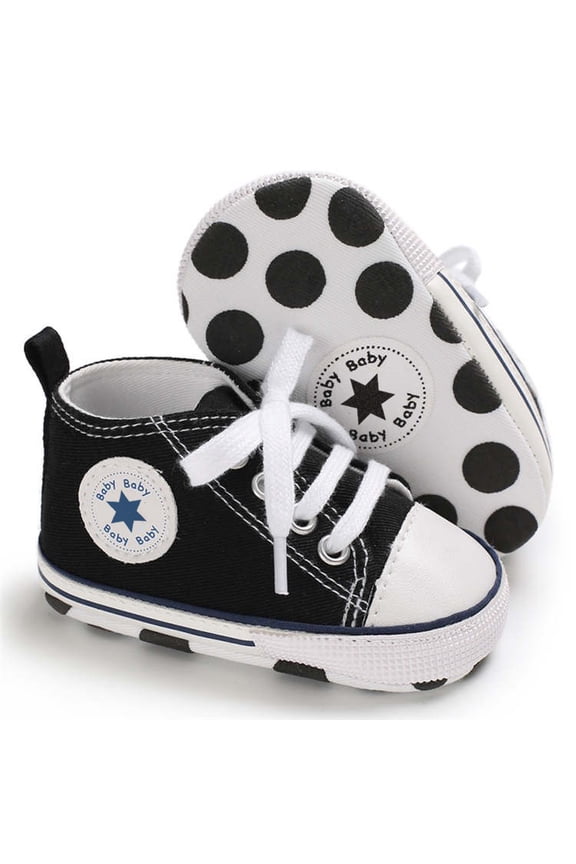 Baby Girls Boys Shoes Infant Canvas Shoes Casual Sneakers for First Walkers 3-18 Months