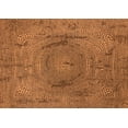 thumbnail image 1 of Ahgly Company Indoor Rectangle Oriental Orange Industrial Area Rugs, 7' x 10', 1 of 4