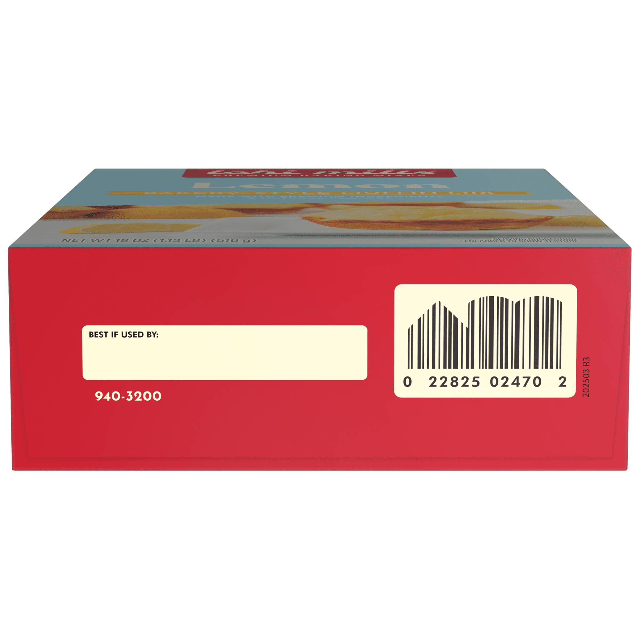 (2 pack) Lehi Mills Lemon Muffin Mix Baking Mix, 18 oz Box
