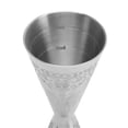 thumbnail image 3 of Double Head Cocktail Jigger Integrated Bartending Measuring Cup Engraved Stainless Steel Measuring Jigger for Home Bar 30ml 45ml, 3 of 4
