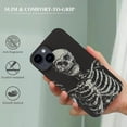 thumbnail image 2 of Suitable for iPhone 14 phone case, cool skull design for women and girls, it is a high-quality PC plastic protective case with ultra-thin shock-absorbing and cute phone protective case, 2 of 4