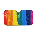 thumbnail image 7 of Balery Rainbow Colored Windshield Sun Shade, Car Front Window Sunshade Cover ,Automotive Interior Portected Blocks Uv Rays For Car Pickup Truck Suv Accessories- Small, 7 of 7