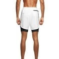 thumbnail image 6 of LYMAYTER Men's Mid Rise Shorts for S-2XL Sports Woven Quick Dry Solid Color Shorts, 6 of 8