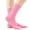 Hot Pink 1, variant on OGLCCG Kids Socks Colorful Crew Socks for Boys Girls Breathable Soft Candy Colored Socks Casual Athletic Solid Color Socks Size 5-13