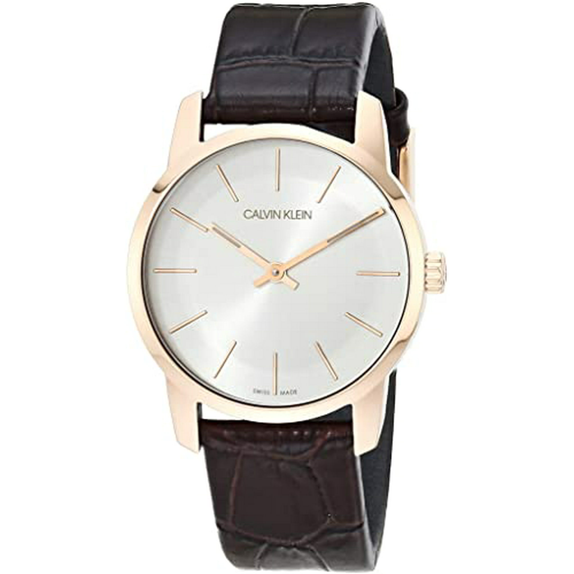 CALVIN KLEIN City Quartz Silver Dial Ladies Watch K2G23620 Walmart