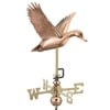 Good Directions Polished Copper Flying Duck Weathervane