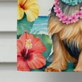 thumbnail image 4 of Silky Terrier Luau House Flag, 4 of 7