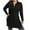 Black Shirt fot Women, variant on Women's Split V-Neck Long Sleeve Rib Knit Tunic Tops Comfortable Basic Layering Casual Daily Wear Blouse Gray S