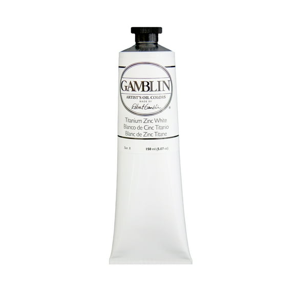 Gamblin Artist Grade Oil Color, 150ml, Titanium-Zinc White