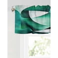 thumbnail image 6 of Valances for Windows Abstract Stitching Rod Pocket Cafe Window Treatments Valance Curtains for Kitchen Bathroom Laundry Basement Windows 42"x18", 6 of 9