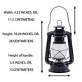 thumbnail image 2 of Farol eléctrico YakII Vintage Metal, 2 unidades, batería de 20 LED, 2 of 9