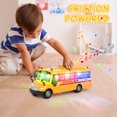 thumbnail image 4 of Autobús escolar de juguete Choopheme amarillo con luces y sonido de 1 a 3 años, 4 of 6