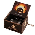 thumbnail image 3 of Caja Música Manivela Víspera Halloween Tallada Retro Del (B), 3 of 6