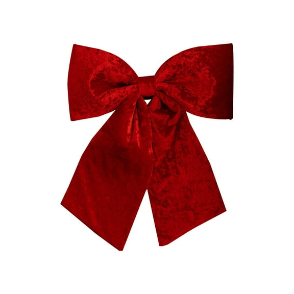 20 x 23.6 Inches Large Velvet Christmas Tree Bow Topper - Giant Burgundy Velvet Bow for Tree, Wreath, Wall Backdrop, Birthday & Wedding Decorations, Bow