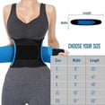 thumbnail image 2 of Ben Din Clothing Waist Trainers Women Corset Body Shaper Fitness Belt, Blue, 2 of 19