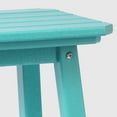 thumbnail image 3 of WestinTrends 29" HDPE Outdoor Patio Square Backless Bar Stool, Turquoise, 3 of 7