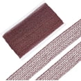 thumbnail image 1 of Cinta de malla con purpurina roja oscura de 4,4 cm x 12,5 yardas, cinta brillante de poliéster con borde de alambre para coronas, árboles de Navidad, guirnaldas, envoltura de regalos y manualidades., 1 of 6