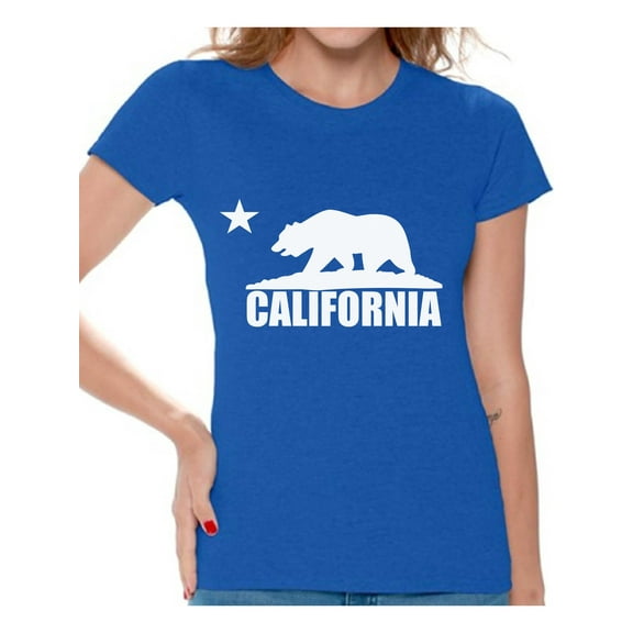 Awkward Styles California Bear Tshirt California Shirts for Women Cali Gifts Cali T-Shirt Gifts from California Women's California Bear Shirt Funny California Gifts