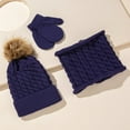 thumbnail image 6 of MEICHEN Warm Set for Girls and Boys, Kids Hat Scarf Glove Set Knit Fleece Lined Neck Warmer Mittens for Children, Fall Winter Fashion Accessories, 6 of 6