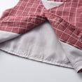 thumbnail image 7 of WhouRiu Infant Boy's Outfits Formal Short Sleeve Shirt Plaid Vest Shorts Child Summer Wedding Birthday Outfit Set,3-Piece Red,Size 12-18 M, 7 of 7