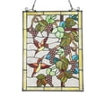 thumbnail image 4 of Lighting VINEYARD Tiffany-style Animal Design Window Panel 18" x 25", 4 of 4