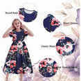 thumbnail image 6 of Benylion Toddler Girls Casual Dresses Tunic Dress Kids Beach Boho Maxi Dress for 7-8 Years, 6 of 7