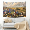 thumbnail image 3 of Gaeub Vibrant Wildflower Meadow Print Tapestry Wall Hanging(60x40 inches),Tapestry Home Decor,Wall Art for Living Room Bedroom Home Decor, 3 of 8
