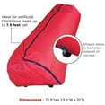 thumbnail image 4 of Simple Living Red Rolling Christmas Tree Storage Bag for Trees Up to 7.5ft, 4 of 4