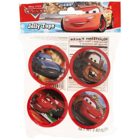 Disney Cars Party Jelly Tape, 4pk