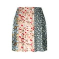 thumbnail image 4 of Faldas de Verano para las Mujeres Impresión Hoja Plisado Tenis Atlético Elástico Pantalones Cortos, Falso Dos Piezas Pantalones Falda para Diario, 4 of 6