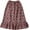 Pink Calico, variant on Women's Calico Pioneer Peasant Costume Skirt - Brown Calico - Medium 4-6