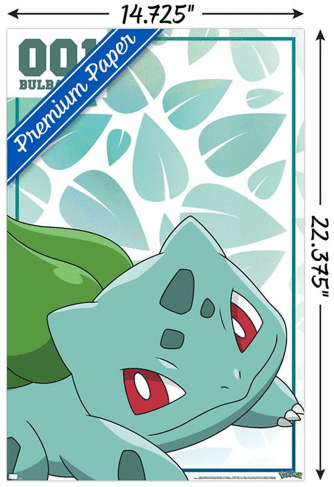 Pokémon - Wall 001 Bulbasaur Poster, x 34\