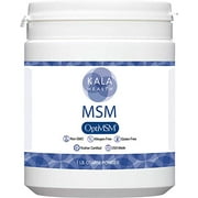OptiMSM® Multi-Stage Distillation (Methylsulfonylmethane) MSM Powder Coarse Flakes (Crystals), Pure Natural Sulphur for Joints, Skin, Hair & Nails - NO ADDITIVES - 100% Vegan - USA Made