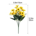 thumbnail image 3 of Artificial FlowersRealistic Fake Stems Lifelike Decorative Flowers For Home Office Table Centerpieces Weddings, 3 of 8