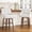 Beige, variant on SOBREMESA 26 in. Counter-Height Swivel Bar Stools with Backs and Arms, Upholstered Chenille Kitchen Island Chairs with 360° Swivel, Wood Legs and Metal Footrest, Set of 2, Gray