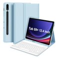 thumbnail image 1 of 1 Ensemble Clavier pour Tablette et Étui de Protection Clavier Coloré Sans Fil Compatible Bluetooth avec Cadeau de Haute Qualité, 1 of 5