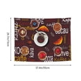 thumbnail image 6 of Hirioo A Cup Of Black Coffee On A Saucer Print Tapestry Lightweight Fabric for Bedroom Aesthetic Home Wall Dorm Décor Living Room Decor 29x37 Inch, 6 of 8