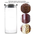 thumbnail image 4 of Rdeghly Glass Food Container, Coffee Beans Storage Container,1000ml Glass Storage Jar Coffee Beans Kitchen Food Container Stainless Steel Lid, 4 of 5