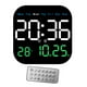 thumbnail image 1 of Reloj despertador Digital con configuración de alarma Reloj de escritorio pantalla LED temperatura fecha semana visualización para dormitorio , 3 colores, 1 of 8