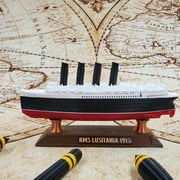 RMS Lusitania Floating Bathtub Model