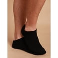 thumbnail image 5 of Latex-Free 100% Organic Cotton Ankle Socks (2 pairs /pack | Size: XL | Color: Black ), 5 of 5