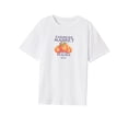 thumbnail image 3 of Camiseta de manga corta de recuerdo de ajuste regular de verano para mujer para desplazamientos al trabajo XL, 3 of 7
