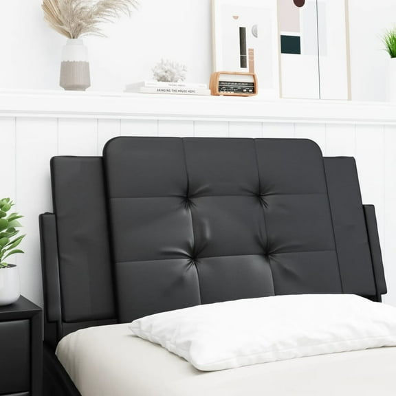 vidaXL Headboard Cushion Black