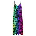 thumbnail image 4 of Animal Print Patterns Design Sleeveless Dress Woman Fashion Long Dresses Women's Summer Suit Dress 2025, 4 of 7